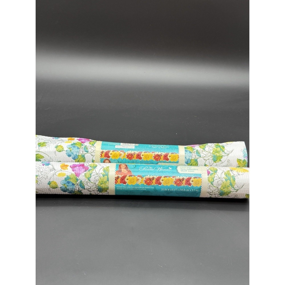 Pioneer Woman 20" x 6' Shelf‎ Liner Blooming Bouquet Discontinued  Rare Size NEW